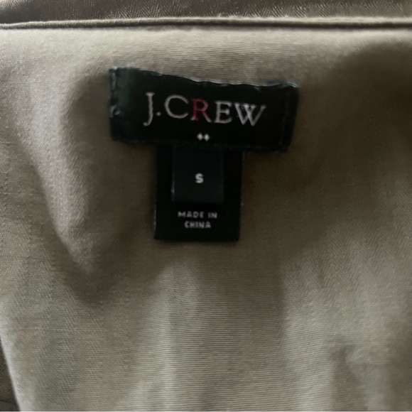 JCREW Utility Jacket Olive Green NWOT size small - Picture 4 of 4